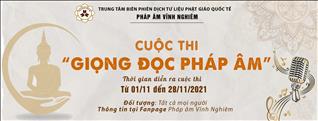 Thông báo thể lệ cuộc thi 'Giọng đọc Pháp âm'