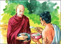 Gặp vị sư khất thực, Phật tử phải làm sao cho đúng?