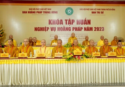  Ban Hoằng pháp TƯ GHPGVN khai mạc khóa tập huấn nghiệp vụ khu vực miền Trung và Tây Nguyên