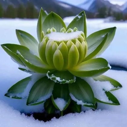 Hoa sen cực hiếm trên núi Tuyết của Tây Tạng