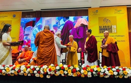 Khai mạc Hội nghị Thượng đỉnh Phật giáo Toàn cầu tại Ấn Độ