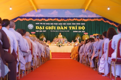 Khai mạc Đại giới đàn Trí Độ năm 2023, Phật lịch 2567