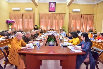 Hướng tới thành lập Hội đồng Khoa học sau Đại học Học viện PGVN tại TP.HCM