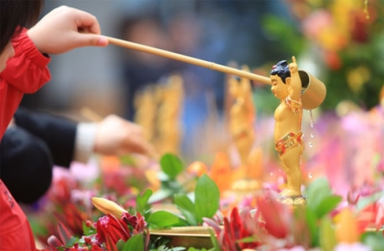 Nghi thức mộc dục truyền thống (tắm Phật)