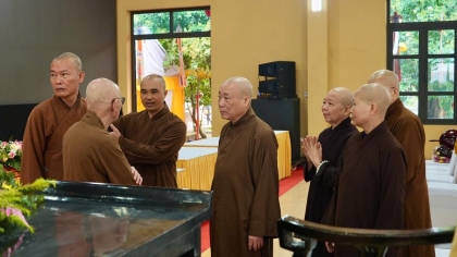 Hà Nội: Chư Tôn đức lãnh đạo Phật giáo Hà Nội kiểm tra công tác Đại lễ tưởng niệm Đức Thánh Tổ Ni Kiều Đàm Di