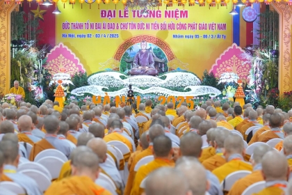 Đại lễ tưởng niệm Đức Thánh Tổ Ni Đại Ái Đạo và chư Ni tiền bối hữu công Phật giáo Việt Nam tại Tổ đình Trung Hậu