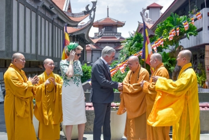 Nhà vua Vương quốc Bỉ và Hoàng hậu thăm chùa Vĩnh Nghiêm, Bảo tàng Chứng tích chiến tranh