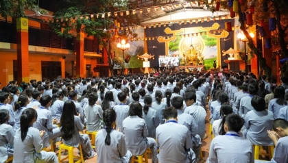 Hà Nội: Khai mạc Khóa tu tuổi trẻ lần thứ XIII - năm 2025 tại chùa Bằng