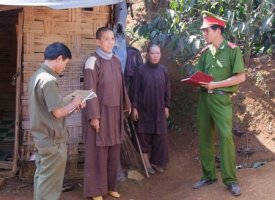 Đắk Nông: Bắt nhóm đối tượng bịt mặt cướp tiền Sư cô