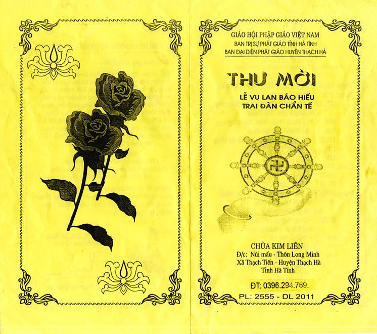 Hà Tĩnh: Thông báo Đại lễ Trai đàn Chẩn tế tại chùa Kim Liên