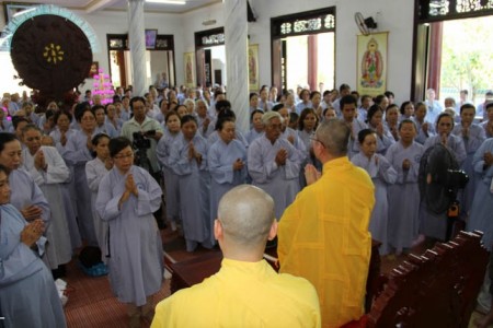 Đà Nẵng: Đại đức Thích Quảng Tánh thuyết giảng tại chùa Bà Đa