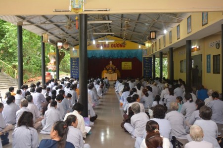 Trà Vinh: TT. Thích Chân Tính thuyết giảng tại chùa Giác Linh 