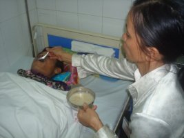 Chờ chết vẫn giả no để nhường cháo cho vợ