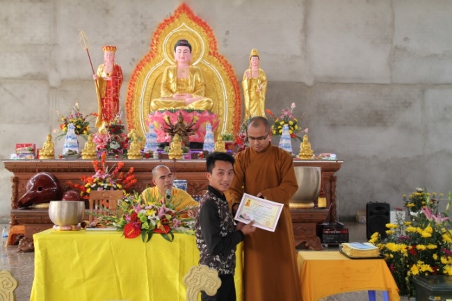 Lễ Quy y Tam bảo và cầu an tại chùa Bát Nhã 