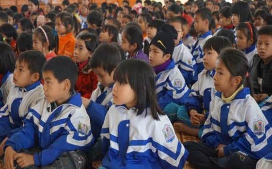 Nghệ An: Gần 600 học sinh tiểu học đến với Phật pháp