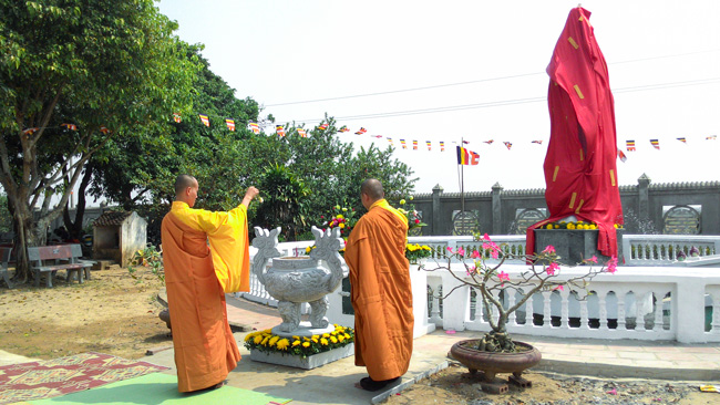 Chùa Đống Cao Thanh Hóa tổ chức lễ an vị tôn tượng Phật, Bồ tát