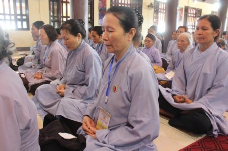 Ngày tu an lạc tại chùa Hòa Phúc