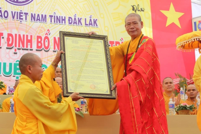  Lễ bổ nhiệm trụ trì chùa Huệ Nghiêm Đắk Lắk