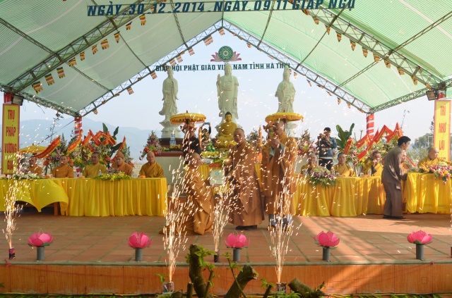 Hà Tĩnh: Lễ bổ nhiệm trụ trì chùa Hữu Lạc