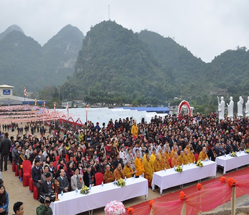  Lạng Sơn: Đại lễ khánh thành giai đoạn I chùa Tân Thanh 