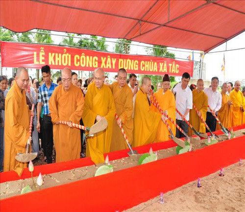 PG tỉnh Quảng Ninh động thổ xây dựng chùa Xã Tắc, tổ chức lễ cầu nguyện hòa bình biển Đông 