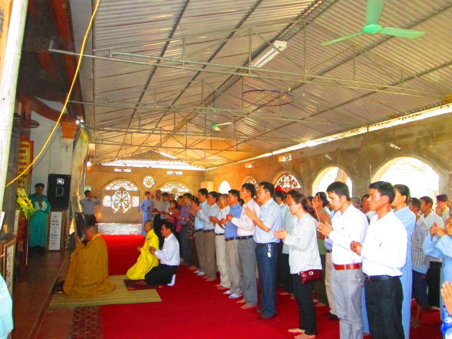 Lễ hội truyền thống chùa Xuân Đài nhân ngày Đức Phật nhập Niết bàn