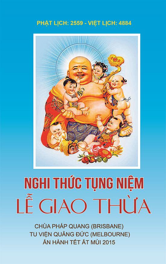 Nghi thức tụng niệm lễ giao thừa (Tết Ât Mùi)