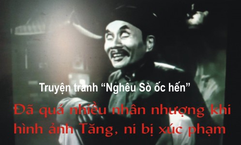Truyện tranh 'Nghêu sò ốc hến' đã quá nhiều nhân nhượng khi hình ảnh Tăng, ni bị xúc phạm