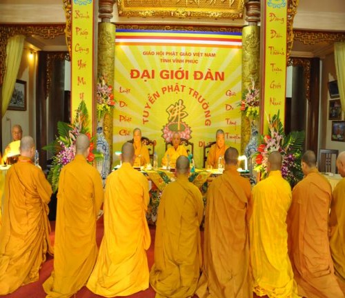 Vĩnh Phúc: Đại giới đàn tỉnh năm 2016