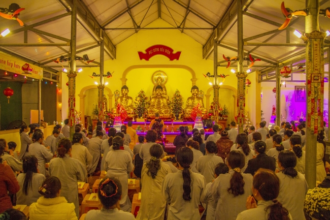 Khai đàn Dược Sư cầu an tại chùa Phúc Thành