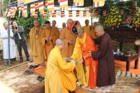 Gia Lai: Chùa Bửu Minh lễ đặt đá xây dựng nhà thờ Tổ