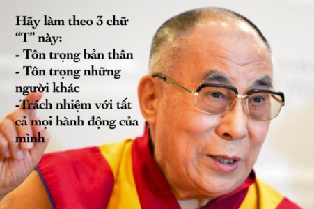 Những nguyên tắc sống tuyệt vời của Đức Đạt Lai Lạt Ma