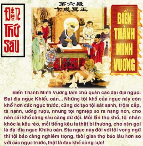 Hình ảnh quả báo mà chúng sanh đã tạo tác lúc sanh tiền