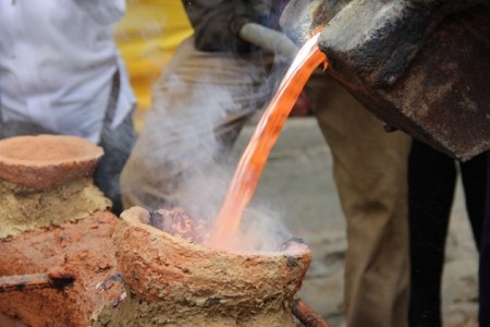 Chùa Viên Quang rót đồng tôn tạo kim thân Đức Bổn Sư