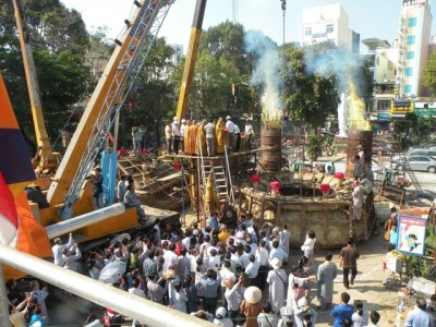 Lễ rót đồng đúc tôn tượng Đức Bổn Sư tại Việt Nam Quốc Tự