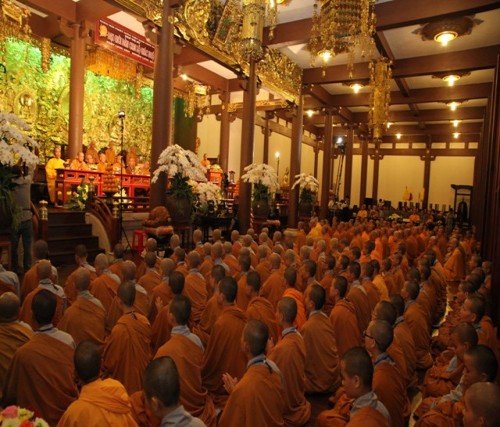 Thông báo V/v  Cấp phát Chứng điệp thọ giới Đại giới đàn Cam Lộ Giác Ngộ PL.2559