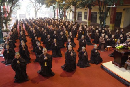 Đại giới đàn Hà Nội 2017, ba ngày hành sám 