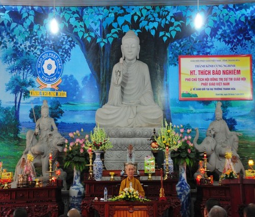 HT. Thích Bảo Nghiêm thăm và thuyết giảng cho hành giả an cư tại Thanh Hóa