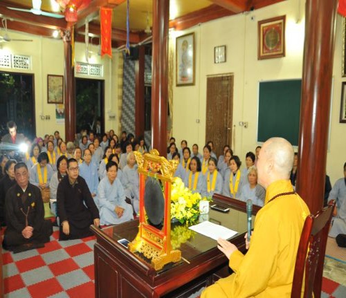 Hà Nội: HT Thích Bảo Nghiêm thuyết giảng tại chùa Cát Linh 