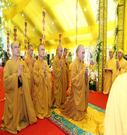 Các phái đoàn viếng tang lễ Cố Hòa thượng Thích Quang Đạo ngày 18/7