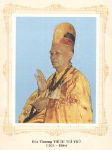 Trưởng lão Hoà thượng Thích Trí Thủ bậc danh thạc đức