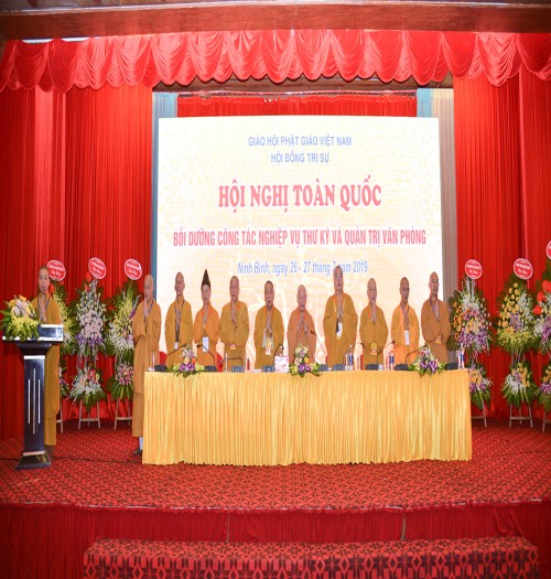 Khai mạc Hội nghị bồi dưỡng nghiệp vụ Thư ký Phật giáo cho BTS 63 tỉnh, thành