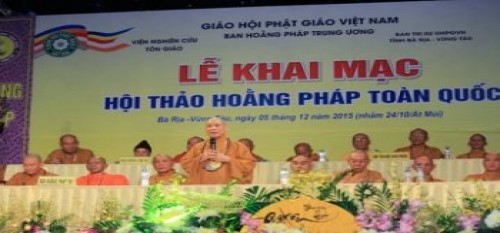 Chính thức khai mạc Hội thảo Hoằng pháp toàn quốc năm 2015