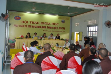 Hội thảo Phật giáo và Văn hóa Bình Định Phật giáo và con người đất Bình Đinh