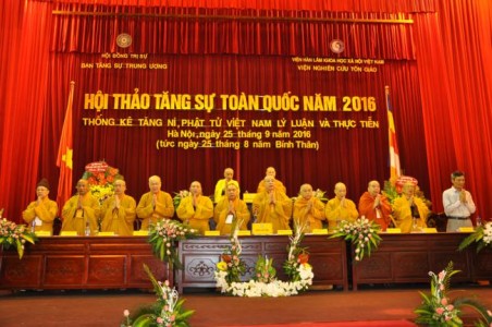 Hà Nội: Khai mạc hội thảo Tăng sự toàn quốc 2016