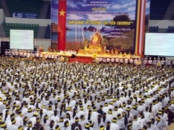 3.000 thanh thiếu niên Phật tử dự sinh hoạt tu học