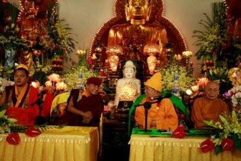 Pháp hội quán đỉnh Trí tuệ Văn Thù chùa Vĩnh Nghiêm, TP Hồ Chí Minh