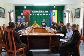 GHPGVN tỉnh Nghệ An họp bàn công tác đầu năm Giáp Ngọ