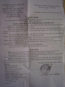 Quyết định cử TT. Quảng Giải quản lý chùa Thanh Lương vi phạm quy định của Nhà nước, Giáo hội