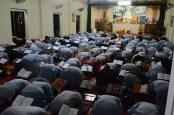 Lễ sám hối và tụng giới đầu năm tại chùa Giai Lam - Tịnh Pháp